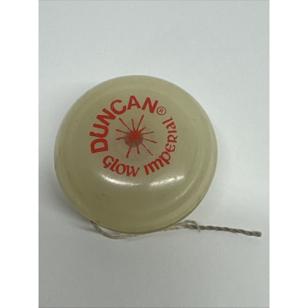 Vintage Duncan Yo-Yo Glow Imperial Glow In The Dark Classic 1980's Toy